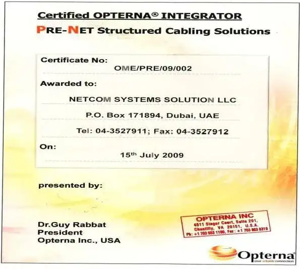 Certified Integrator — PRE-NET